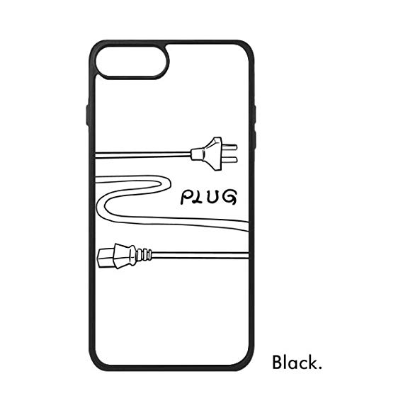 569x569 Double Hole Plug Line Hand Drawing For Iphone Plus
