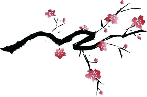 473x311 Japanese Tree Drawing Cherry Blossom Tree Stock Vector