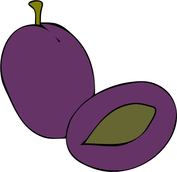 592x573 Plum Fruit Food Clip Art Free Vector In Open Office Drawing