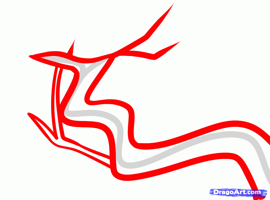 1095x810 Draw A Plum Blossom, Step