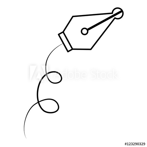 500x500 Plume Icon Graphic Design Supply Tool And Instrument Theme