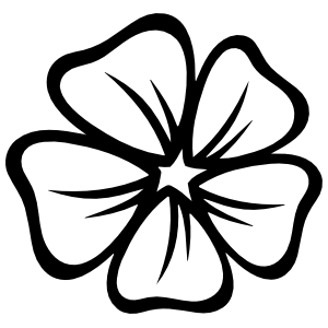 300x300 Collection Of Free Plumeria Drawing Outline Download On Ui Ex