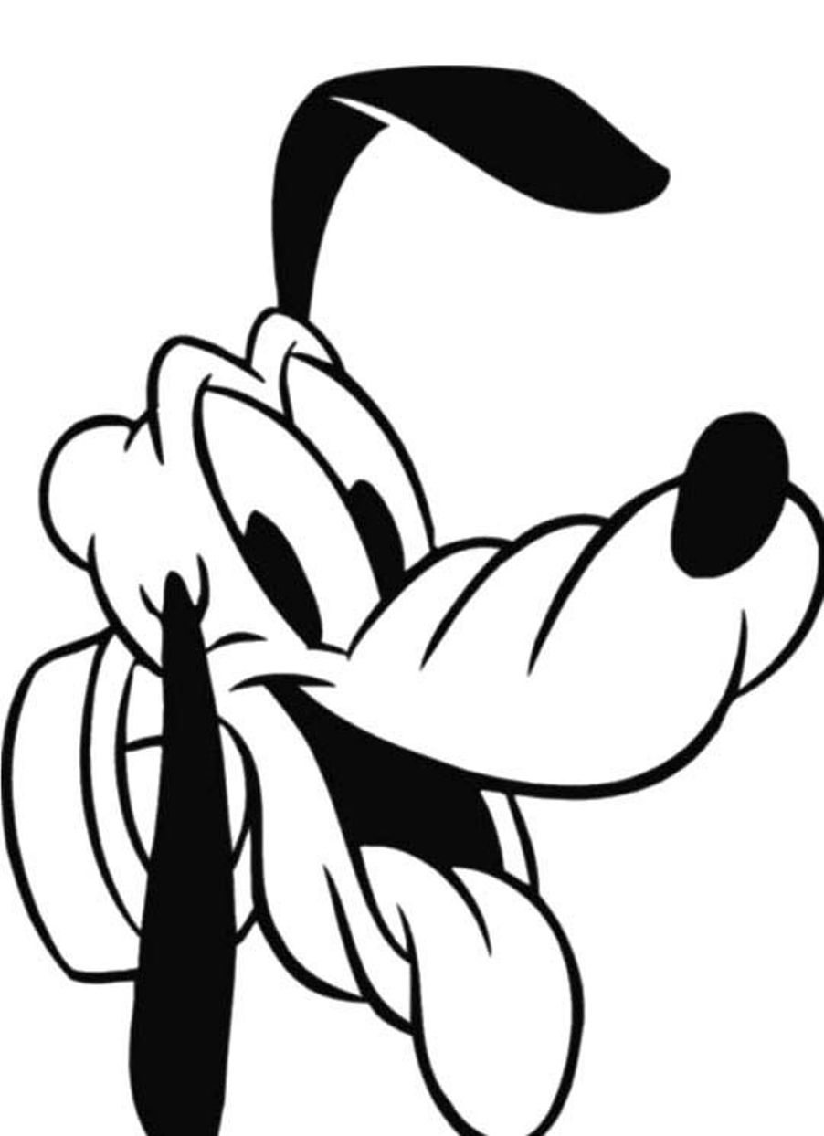 902x1244 Face Of Pluto Coloring Pages Cartoon Coloring Pages