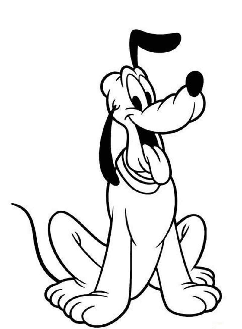 Pluto Cartoon Drawing | Free download on ClipArtMag