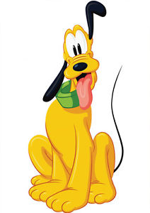 212x300 Sticker Autocollant Poster Dessin Disney Persos Pluto Le Chien