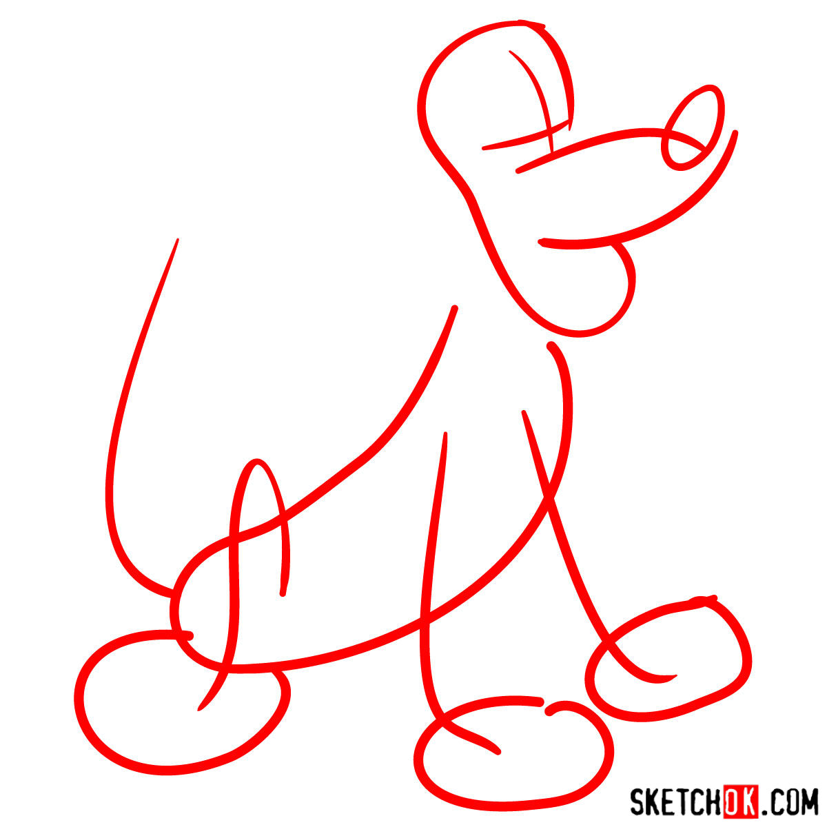 1200x1200 How To Draw Pluto The Pup