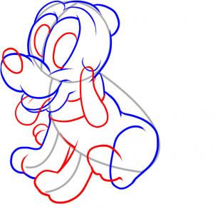 302x293 How To Draw How To Draw Baby Pluto