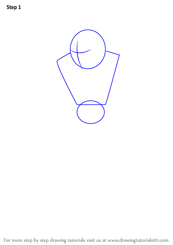 598x844 Learn How To Draw Pluto From Mega Man