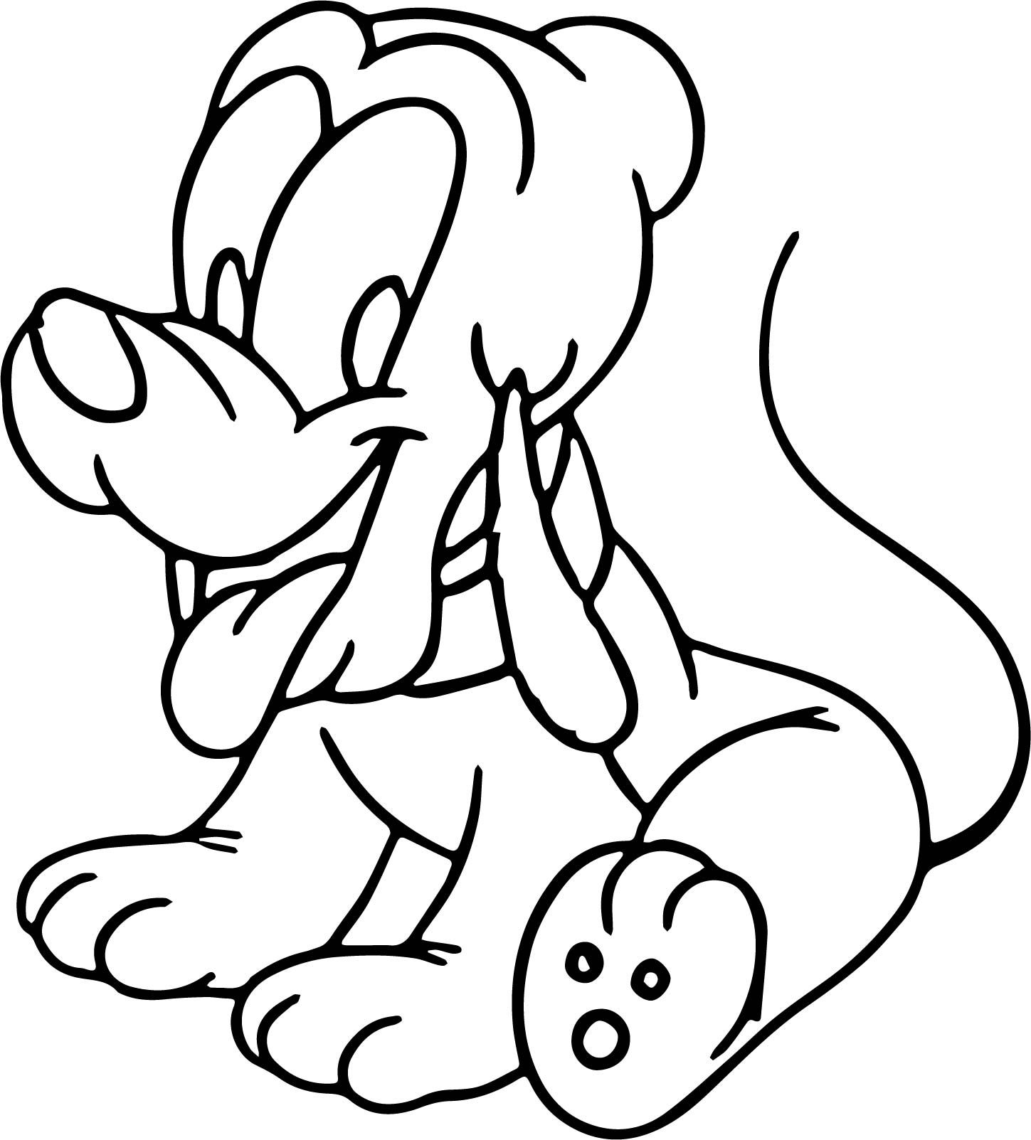 1449x1603 Awesome Cute Baby Pluto Coloring Pages Kids Coloring Pages