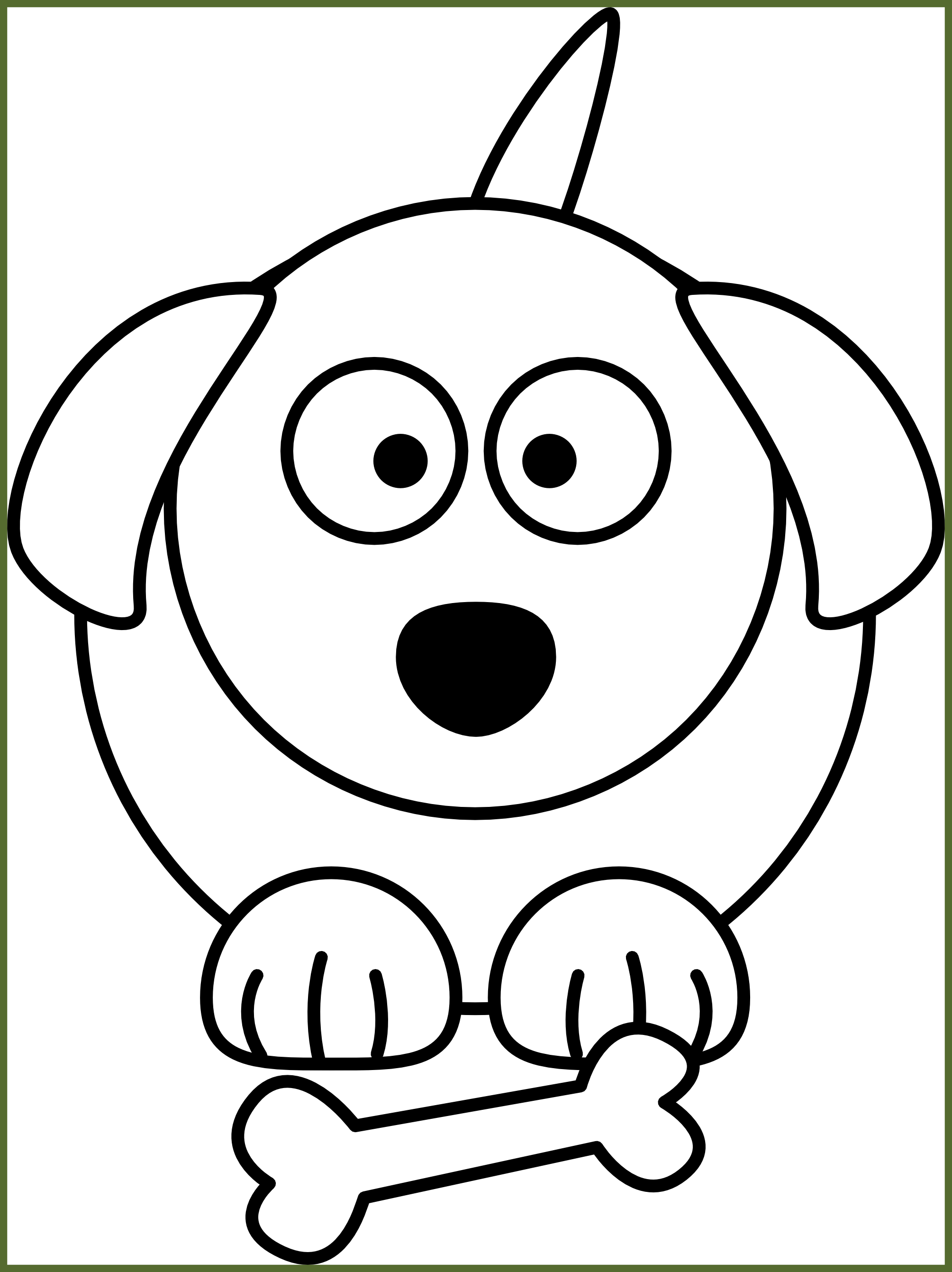 2009x2683 Collection Of Free Pluto Drawing Dog Download On Ui Ex