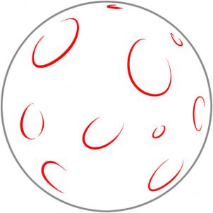 302x302 Drawing Printout How To Draw A Planet
