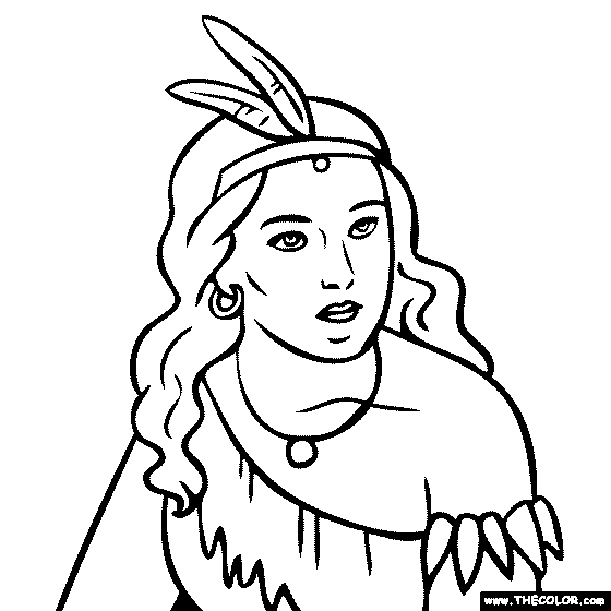 Pocahontas Drawing