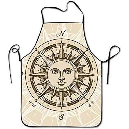 425x425 Yunnstrou Vintage Sun Compass Rose Durable Machine