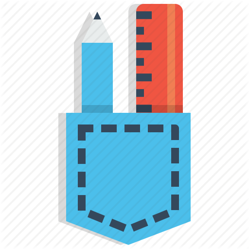 512x512 Creation, Design, Drawing, Pencil, Pocket, Ruler, Write Icon