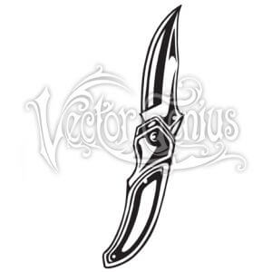 300x300 Old West Knife Clipart