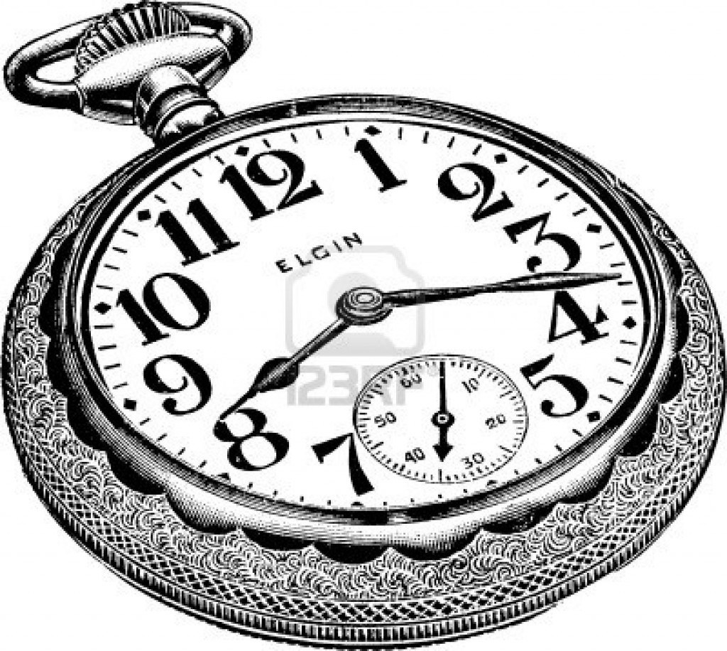 1024x916 jolly time is making fool us again pocket watch tattoo design