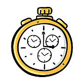 170x170 Pocket Watch Drawing