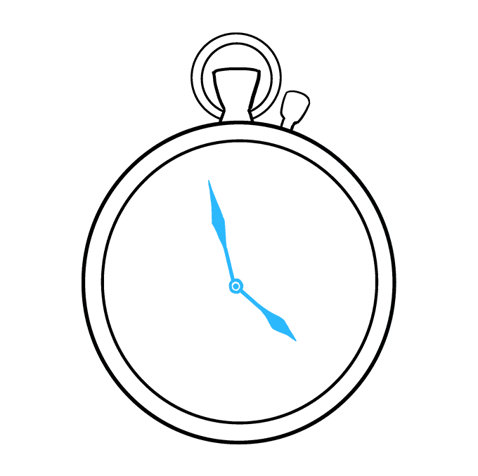 680x678 How To Draw A Pocket Watch