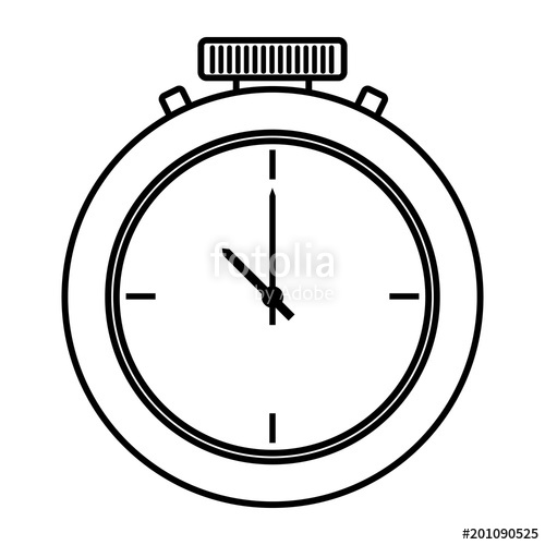 500x500 Line Pocket Watch Fashion Object Design Stock Image And Royalty