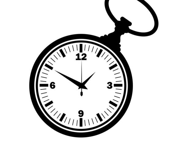 640x480 Free Drawn Pocket Watch, Download Free Clip Art