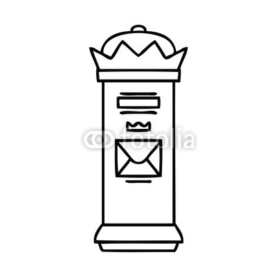 400x400 Line Drawing Cartoon Post Box Buy Photos Ap Images Detailview