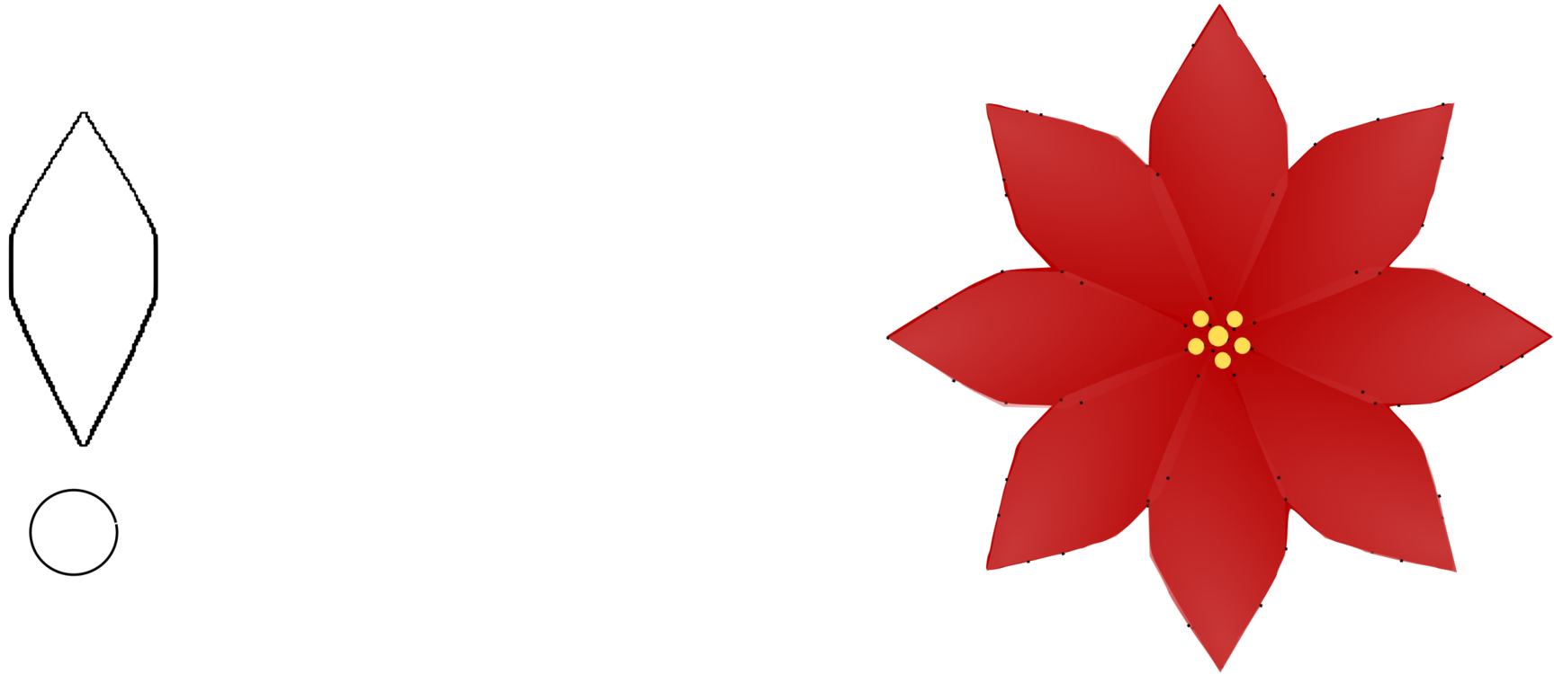 1727x750 Poinsettia Holiday Flower Transparent Png Clipart Free Download