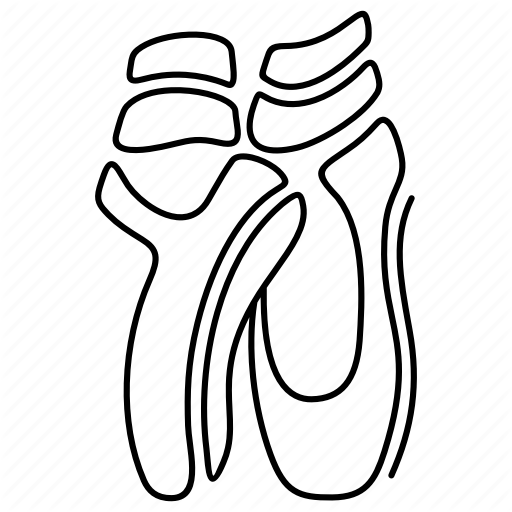 512x512 ballet, dancer, pointe, shoes icon