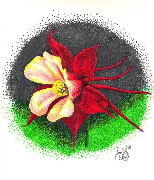 511x600 Pointillism Drawings