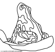 236x221 New Blue Poison Dart Frog Coloring Pages
