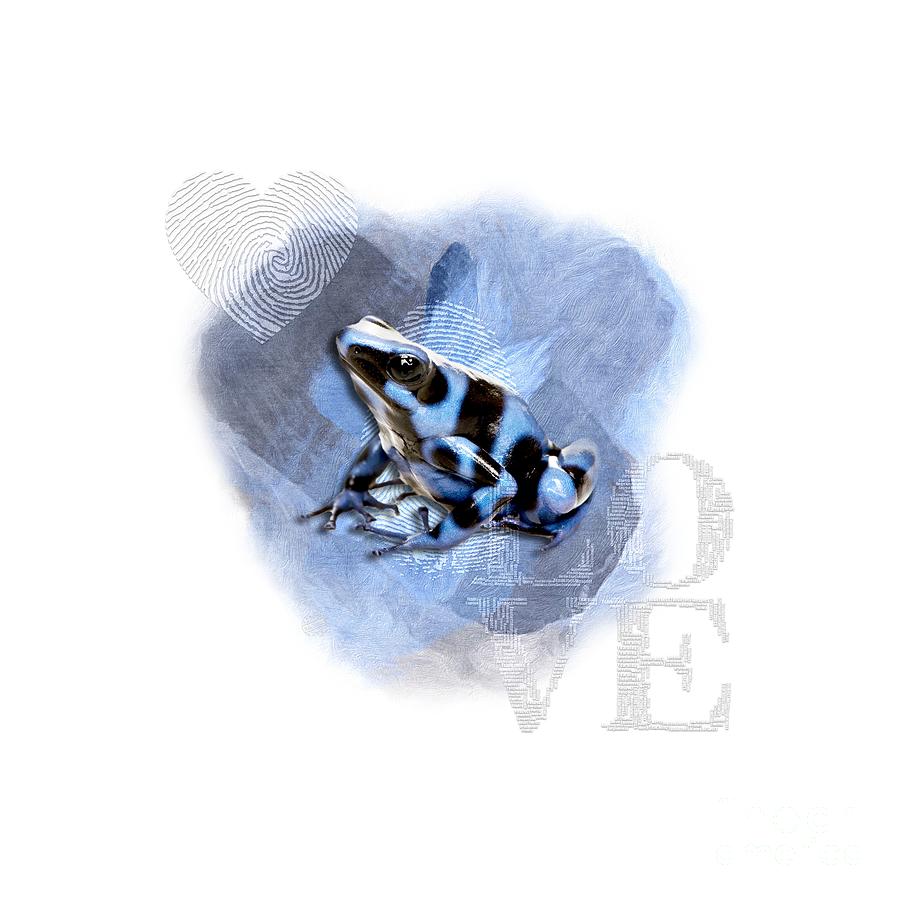 900x900 Blue Poison Dart Frog No Photograph