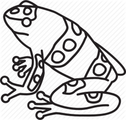 250x238 Drawing Frog Poison Dart, Picture