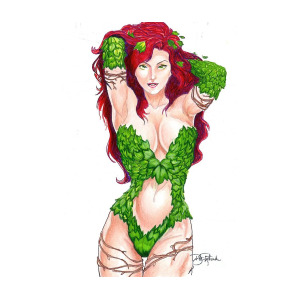 300x300 Poison Ivy Drawing