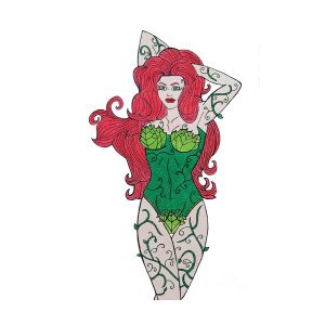300x300 Poison Ivy Drawing