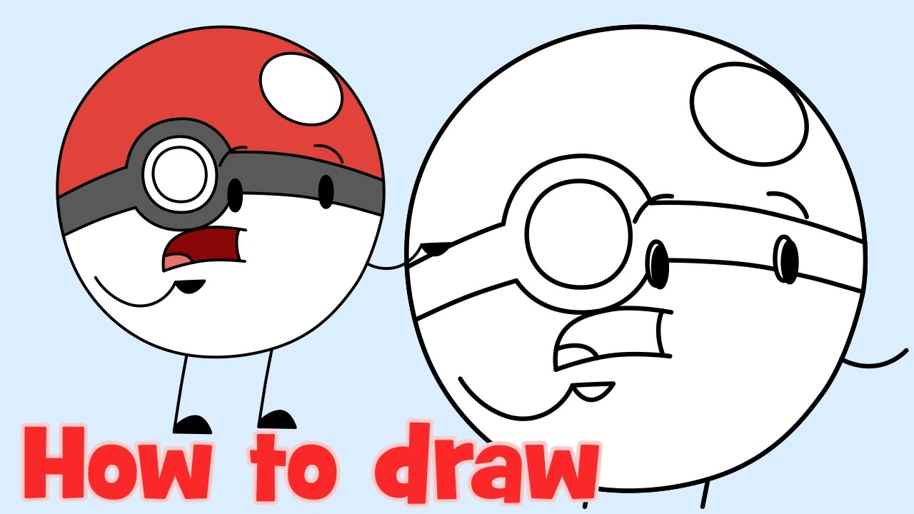 1280x720 How To Draw Pokeball From Pokemon Go