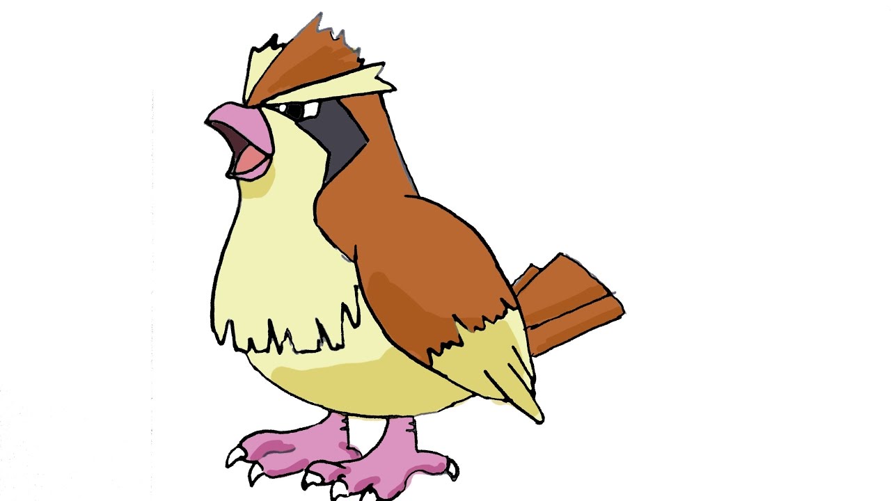 1280x720 How To Draw Pidgey