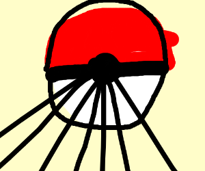 300x250 Pokemon Ball Drawing