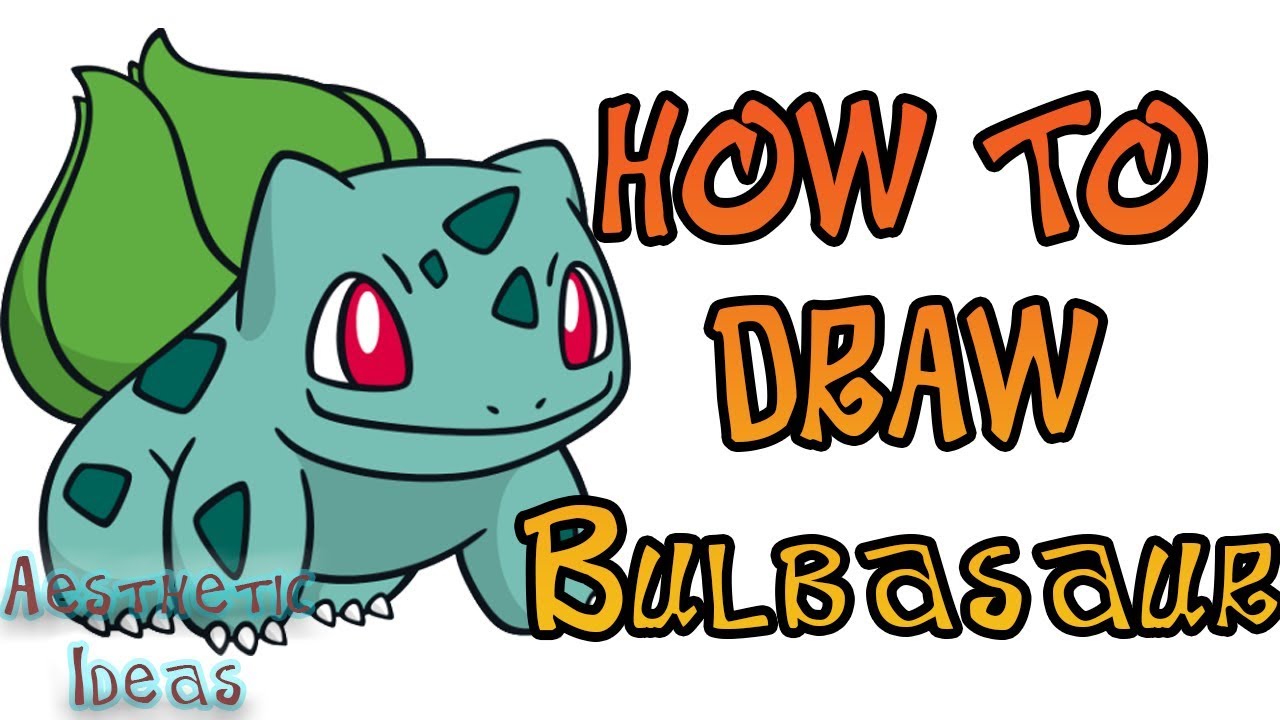 1280x720 How To Draw Bulbasaur Pokemon Easy Step