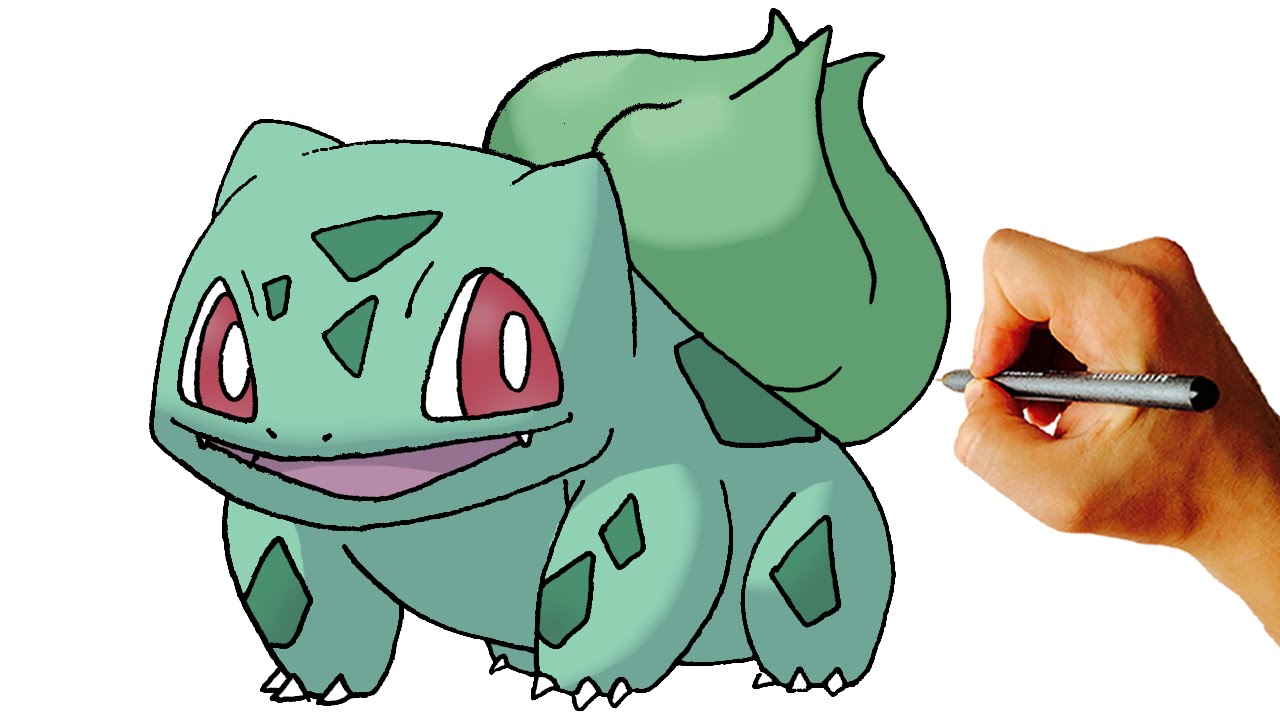 1280x720 How To Draw Bulbasaur Pokemon Step