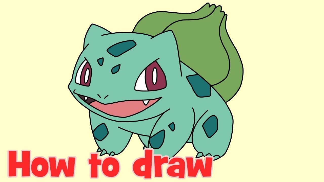 1280x720 How To Draw Bulbasaur Pokemon Go Characters