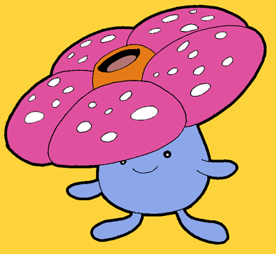 400x368 How To Draw Vileplume Pokemon Character With Step