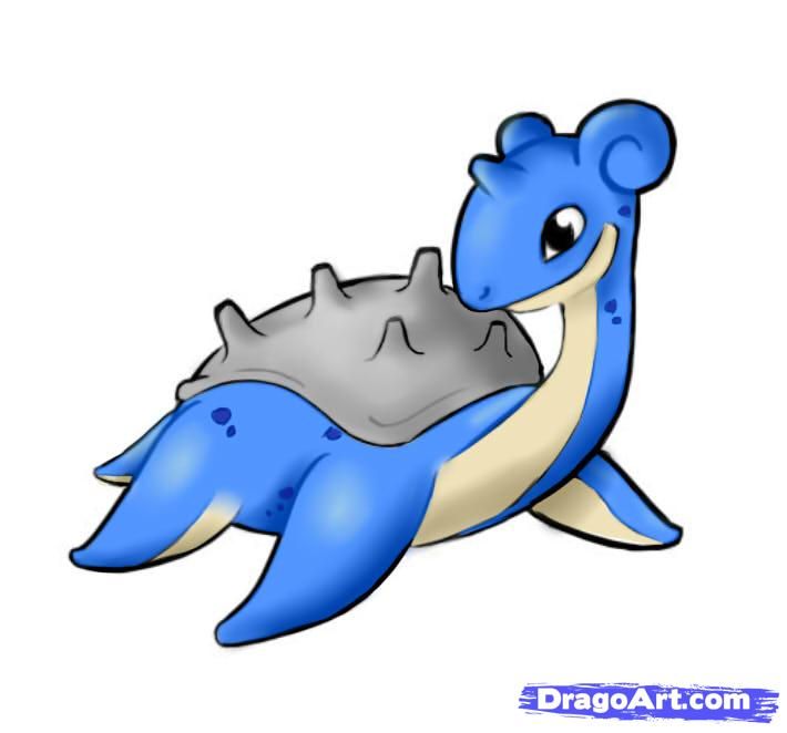 710x662 How To Draw Pokemon To Draw Lapras, Pokemon, Step