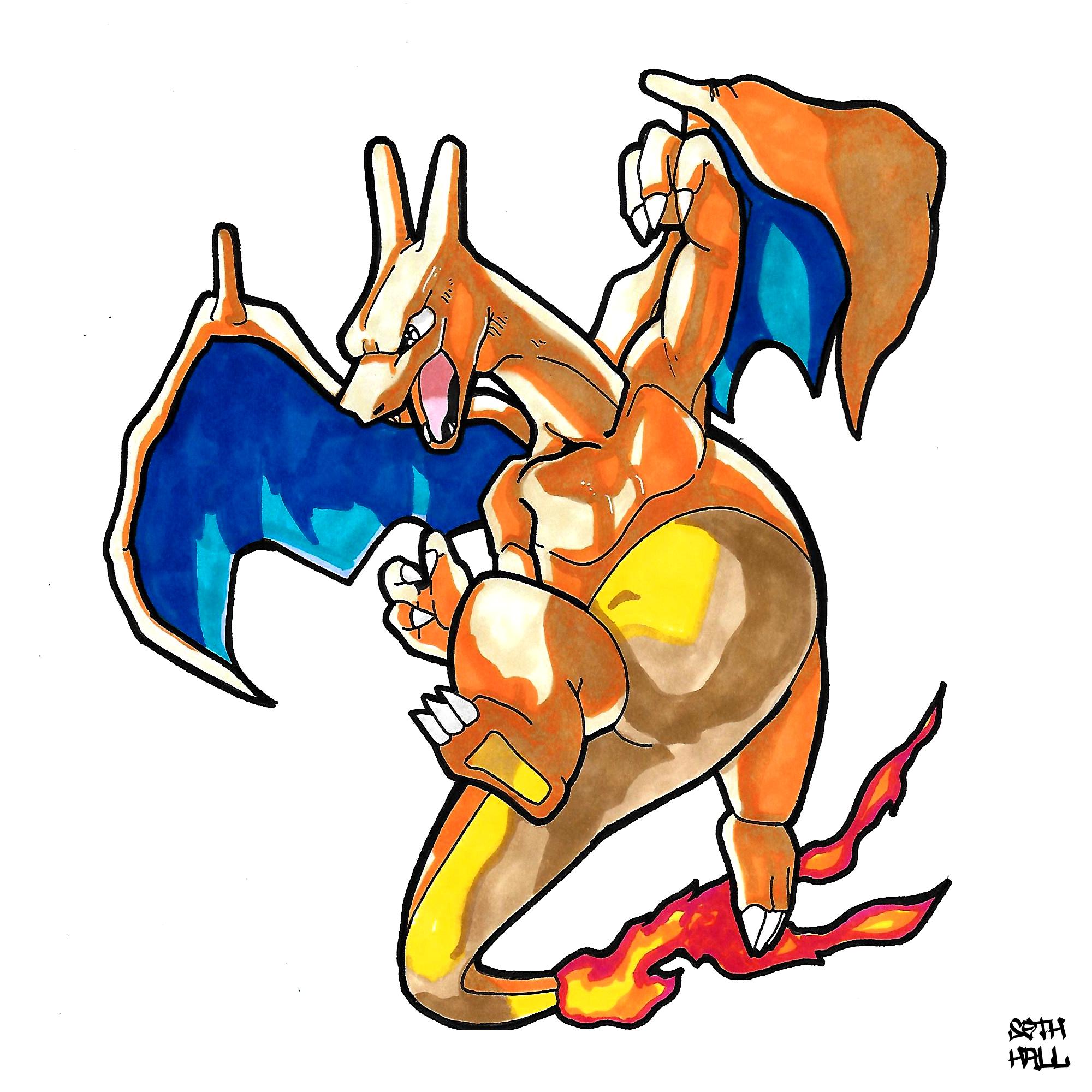 2000x2000 First Time Drawing Charizard Since I Was About Years Old I Am