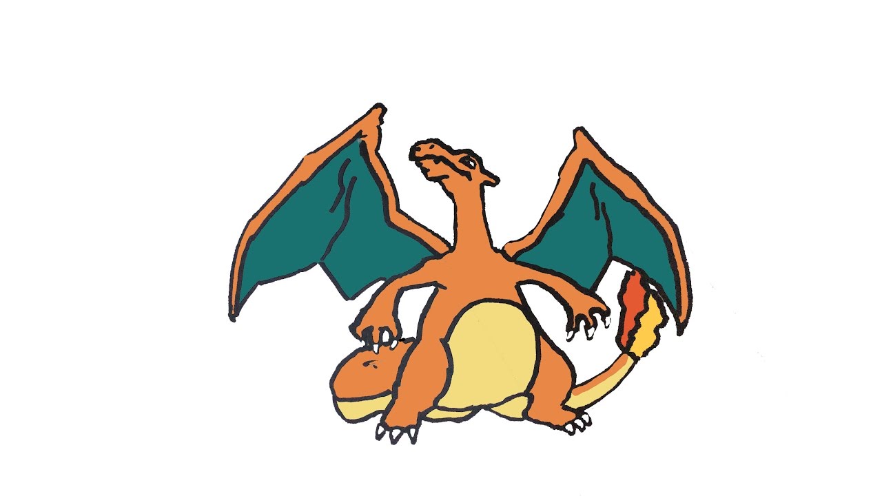 1280x720 How To Draw Charizard