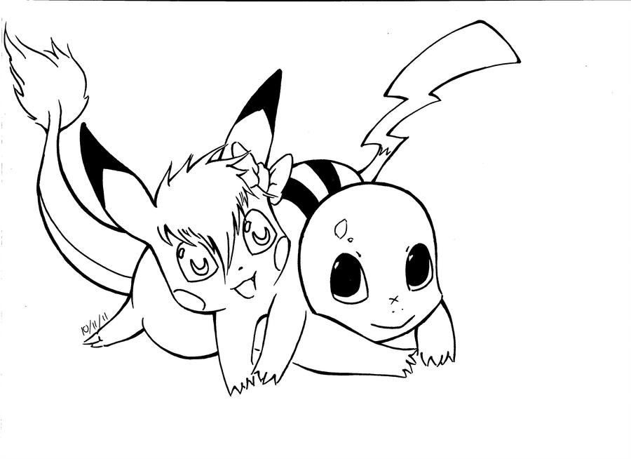 900x654 Pokemon, Pikachu And Charmander
