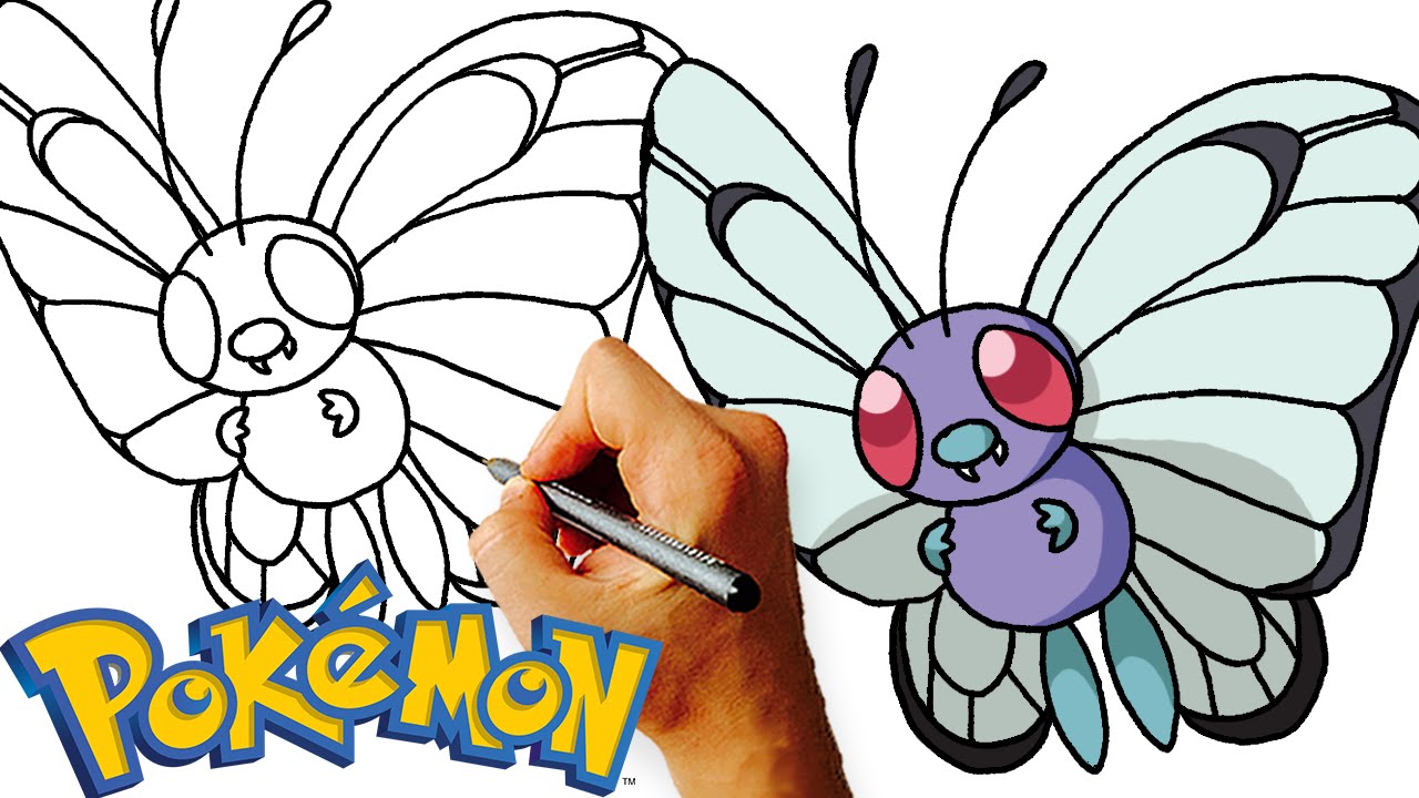 1280x720 How To Draw Butterfree Step