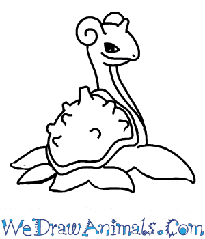 300x350 How To Draw Lapras Pokemon