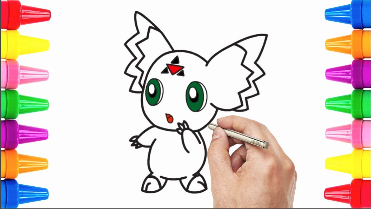 1280x720 Learn To Draw Cute Calumon In Pokemon Drawing Pages For Kids