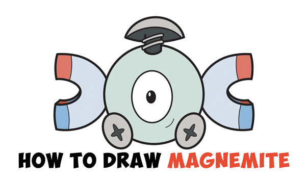 600x353 How To Draw Magnemite From Pokemon