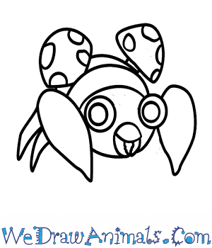 300x350 How To Draw Paras Pokemon