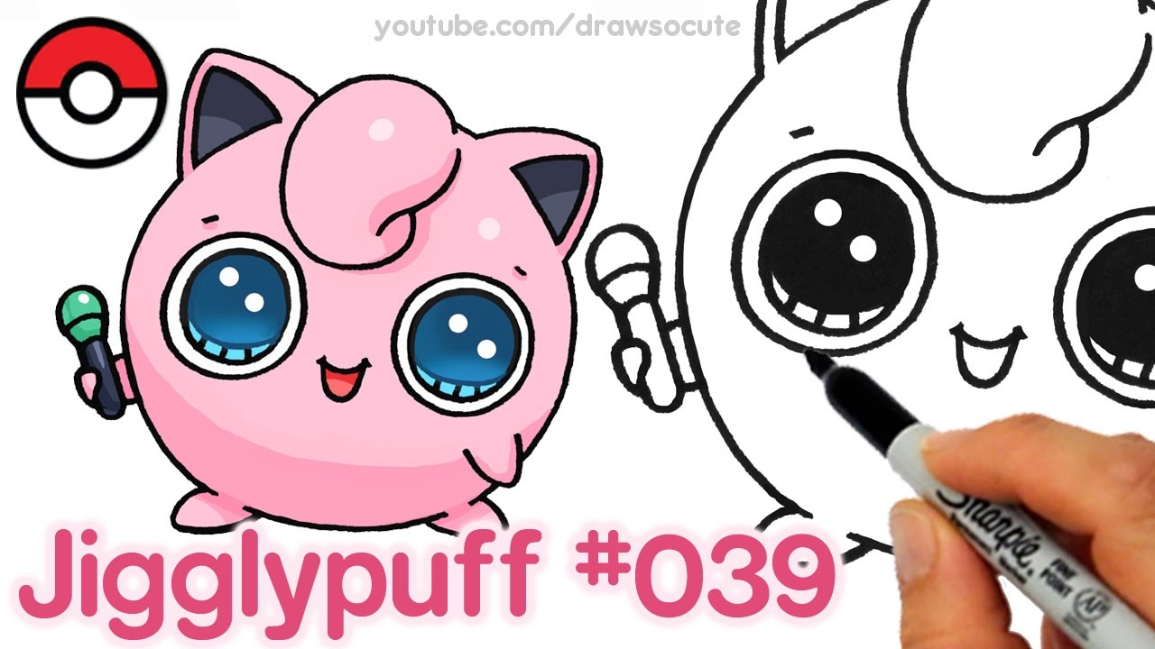 1280x720 How To Draw Pokemon Jigglypuff Step